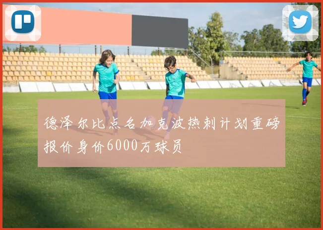 德泽尔比点名加克波热刺计划重磅报价身价6000万球员