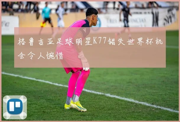 格鲁吉亚足球明星K77错失世界杯机会令人惋惜